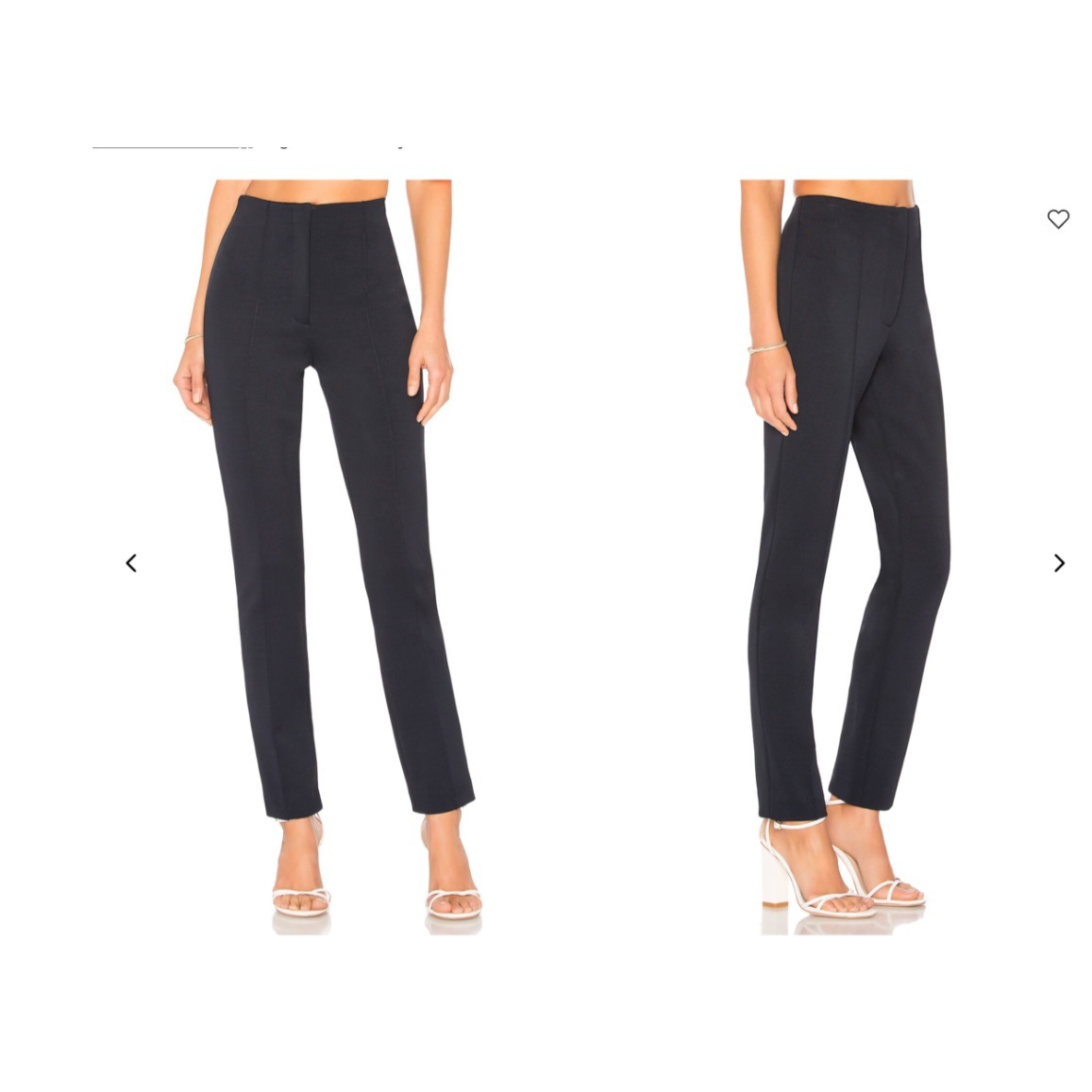 Diane Von Furstenberg Trouser Pants Womens 6 Navy Blue Career Workwear